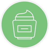 Face Cream Color Icon vector