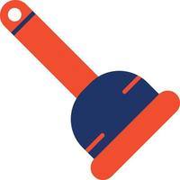 Plunger Color Icon vector