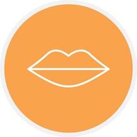 Lips Color Icon vector