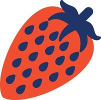 Strawberry Color Icon vector