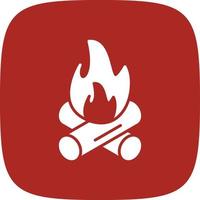 Fire Pollution Color Icon vector