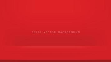 Empty red stage vector background