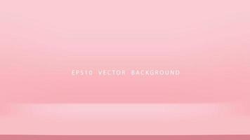 Empty pink stage vector background