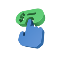 3D-financiën pictogram png