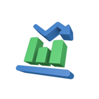 3D-financiën pictogram png