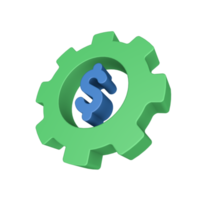 3D-financiën pictogram png