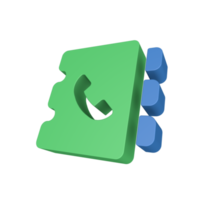3D kommunikation ikon png