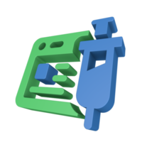3D Cyber Security Icon png
