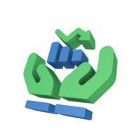 icono de seguro 3d png