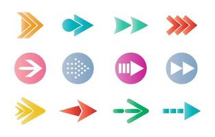 Arrow Icon Set vector