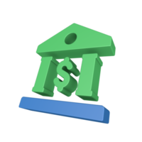 3D-Finanzsymbol png