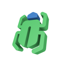 3D Cyber Security Icon png