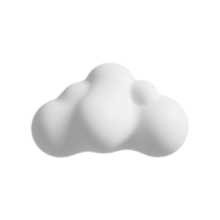 wolk pictogram 3d render png