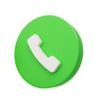 Phone icon 3d render png