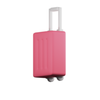 equipaje, bolsas, viaje, 3d, ilustración png