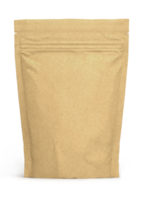 Blank paper pouch bag for mockup. png