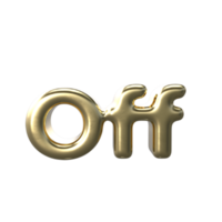 3d guld text av formulering png