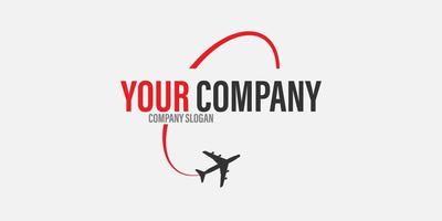 Plane logo vector travel fly design symbol concept. Aviation vacation airline company modern sign. Brand agency corporate website