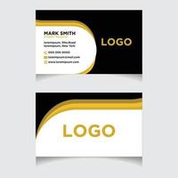 Modern creative business card template vector