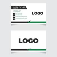 Professional creative business card design vector