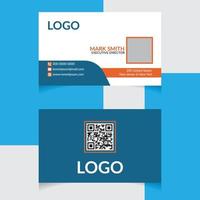 Modern creative business card template vector