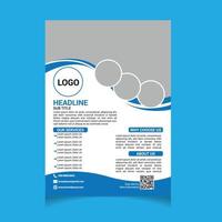 Professional business flyer design with vector templates