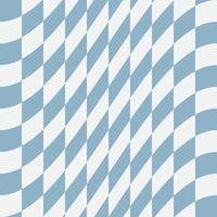 Blue Warped Checkers Background Design. Aquamarine Rising Checkered Seamless Pattern. Modern Dynamic Texture for Digital, Print And Web Design. vector
