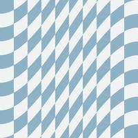 Blue Warped Checkers Background Design. Aquamarine Rising Checkered Seamless Pattern. Modern Dynamic Texture for Digital, Print And Web Design. vector