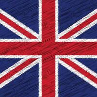 British National Day 12 June, Square Flag Design vector