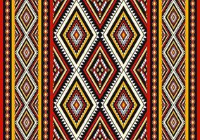 geométrico étnico oriental de patrones sin fisuras tradicional. estilo tribal a rayas. diseño para fondo, papel tapiz, ilustración vectorial, tela, ropa, batik, alfombra, bordado. vector