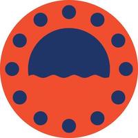 Porthole Color Icon vector