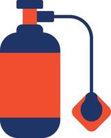 Oxygen Tank Color Icon vector