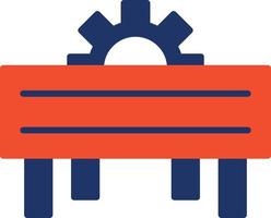 Saw Machine Color Icon vector