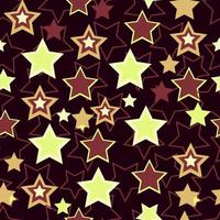 Star seamless geometric pattern vector