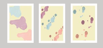 abstract background with watercolor blots vector