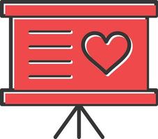 Teaching Filled Retro vector