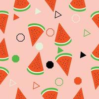 watermelon colorful abstract seamless pattern premium vector