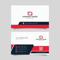 Professional elegant modern business card design vector