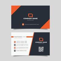 Professional elegant modern business card design vector