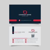 Professional elegant modern business card design vector