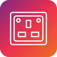 Socket Vector Icon Design Illustration