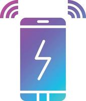 Wireless charging Vector Icon Design Illustration