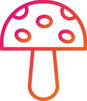 Mushroom Vector Icon Design Illustration