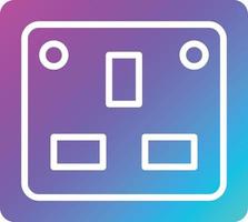 Socket Vector Icon Design Illustration