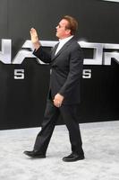 LOS ANGELES, JUN 28 - Arnold Schwarzenegger at the Terminator Genisys Los Angeles Premiere at the Dolby Theater on June 28, 2015 in Los Angeles, CA photo