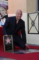 LOS ANGELES, AUG 26 - Vin Diesel at the Vin DIesel Walk of Fame Star Ceremony at the Roosevelt Hotel on August 26, 2013 in Los Angeles, CA photo