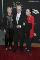 LOS ANGELES, JUN 2 - Florence Henderson, Bob Newhart and wife at the Television Academy 70th Anniversary Gala at the Saban Theater on June 2, 2016 in North Hollywood, CA photo