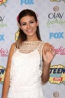LOS ANGELES, AUG 10 - Victoria Justice at the 2014 Teen Choice Awards Press Room at Shrine Auditorium on August 10, 2014 in Los Angeles, CA photo