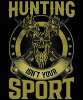 Hunting T Shirt Design vector