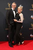 LOS ANGELES, SEP 18 - Michel Gill, Jayne Atkinson at the 2016 Primetime Emmy Awards, Arrivals at the Microsoft Theater on September 18, 2016 in Los Angeles, CA photo